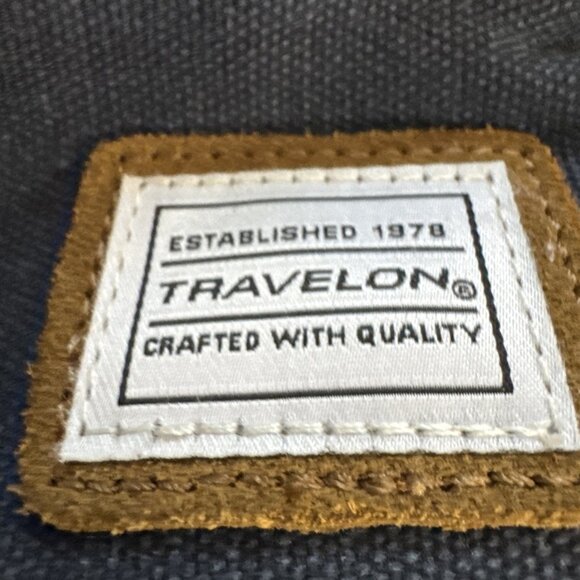 Travelon 5 Point Anti Theft Security Bag Heritage Blue Indigo NWT - Picture 9 of 9